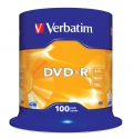 Verbatim DVD-R Matt Silver cake 100
